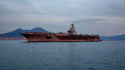 George HW Bush Carrier Strike Group Arrives in Naples