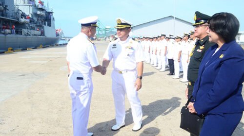 Three Royal Thai Navy Ships Visit Brunei