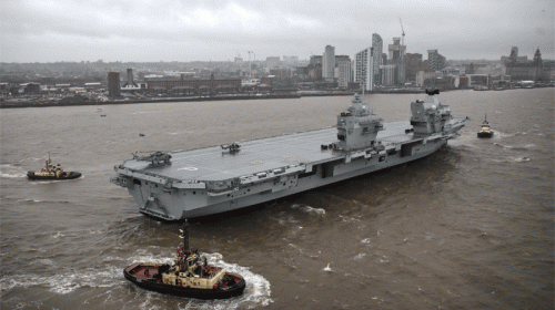 HMS Prince of Wales Returns to Liverpool