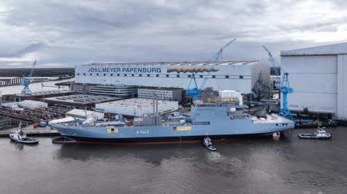 Second Type 707 AOR Launched at Papenburg