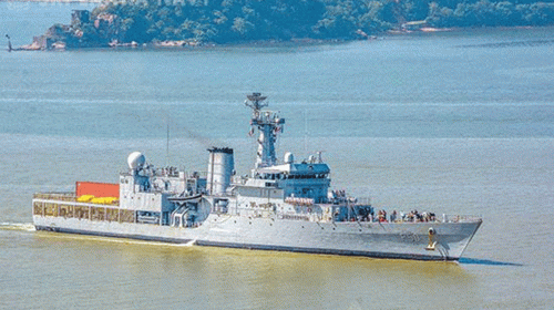 Indian Navy Arrives in Sri Lanka With Humanitarian Aid