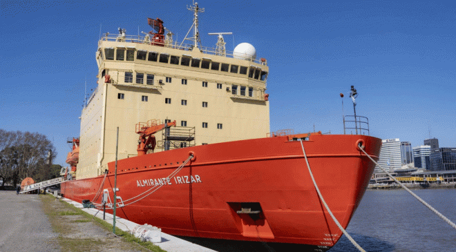 ARA Almirante Irizar Arrived in Buenos Aires