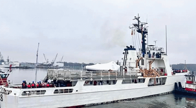 Yet to be Named Ex-USCGC Decisive Sails for Sri Lanka