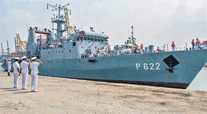 SLNS Sagara and Nandimithra Return From India