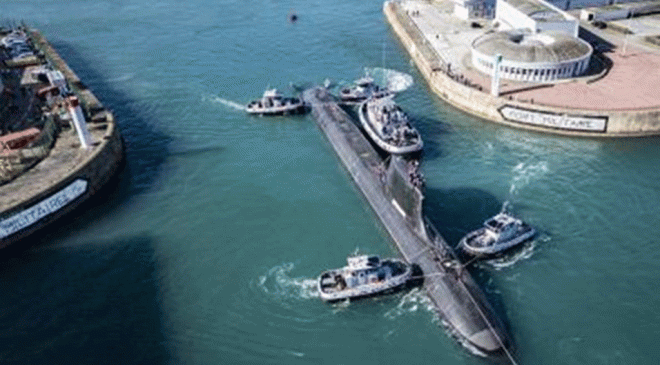 New French SSN De Grasse on Sea Trials