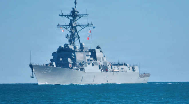 PCU Harvey C. Barnum Jr. (DDG 124) Visits Boston