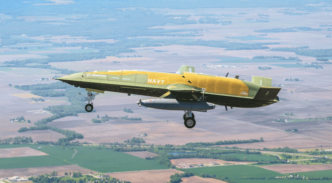 First US Navy MQ-25A Stingray Completes Test Flight