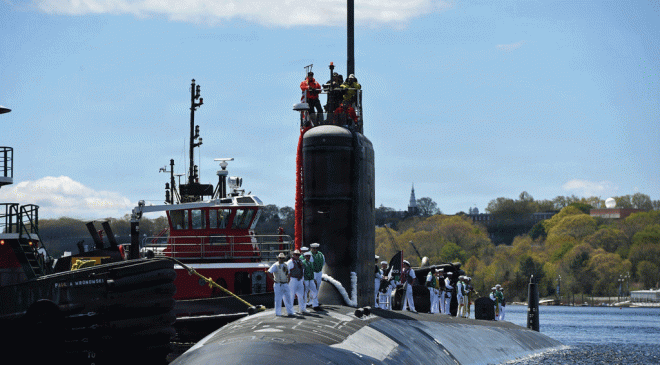 USS Texas Returns From Deployment