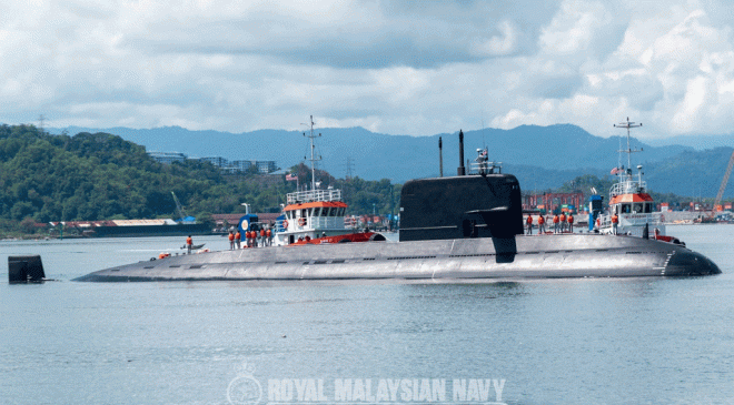PNS Hangor Stops at Kota Kinabalu on Delivery Voyage