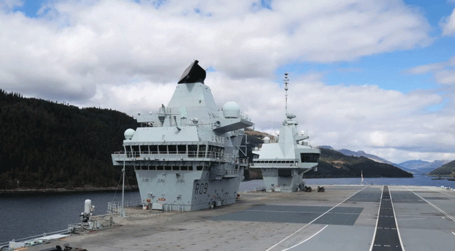HMS Prince of Wales Deploys to Arctic Waters