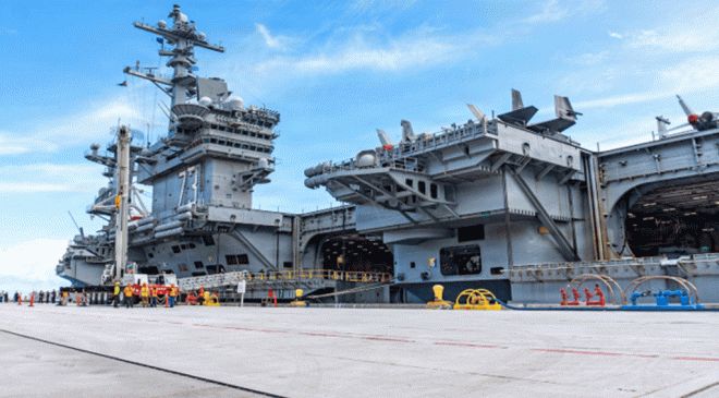 George Washington Carrier Strike Group Arrives in Guam