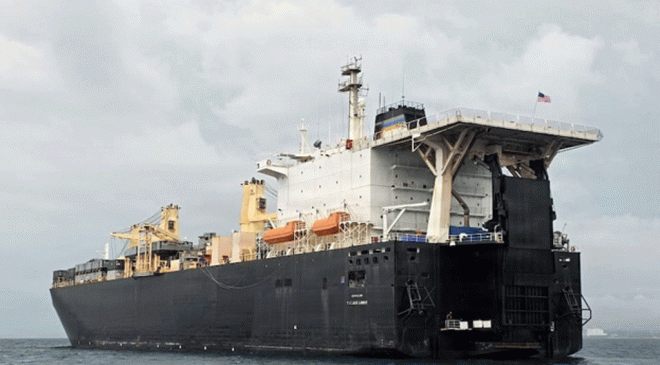 USNS Lummus Arrives at Okinawa