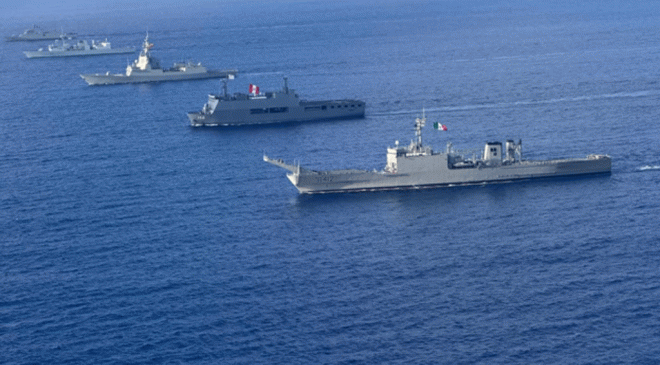 BAP Pisco in PHOTOEX Enroute to Hawaii for RIMPAC 2026