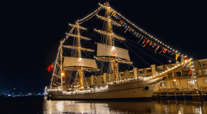 NRP Sagres Joins SAIL250 in Norfolk
