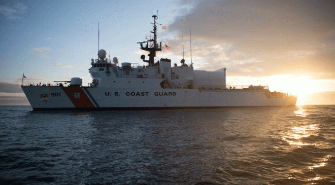 USCGC Bear Offloads Narcotics in Port Everglades
