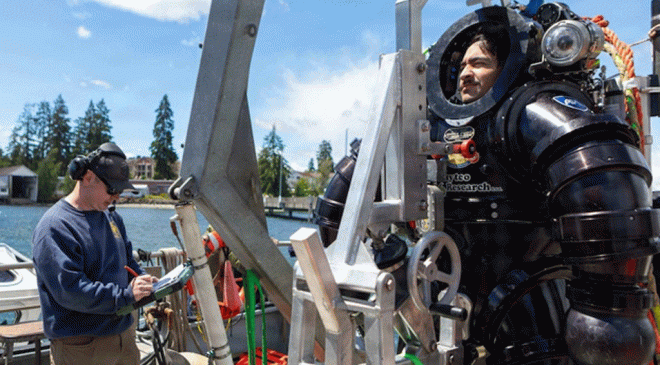 Navy Tests Prototype Atmospheric Diving System