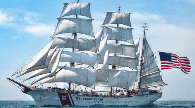 USCGC Eagle Open to the Public During Sail4th 250 in New York