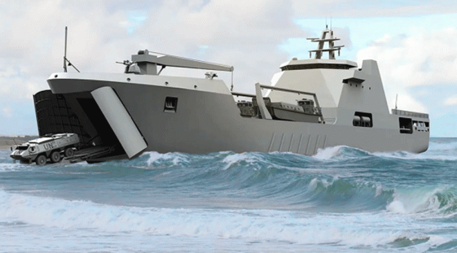 TOTE Lands Medium Landing Ship Contract