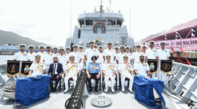 INS Malvan Commissioned in Karwar