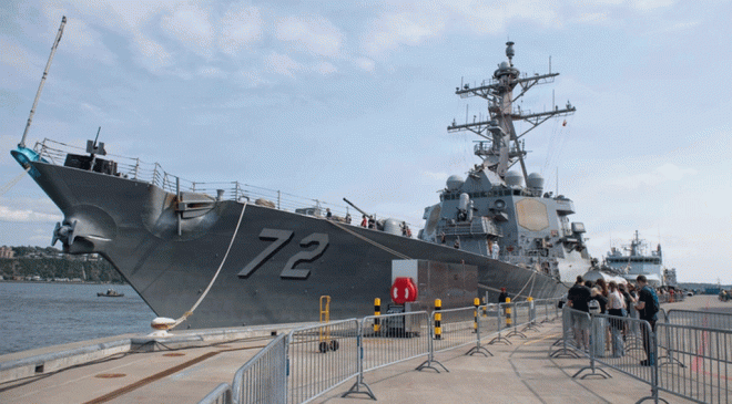 USS Mahan in Rendez-vous Naval de Quebec 2026