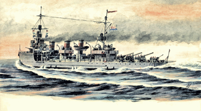 1910 Russian Experimental Ship Novik