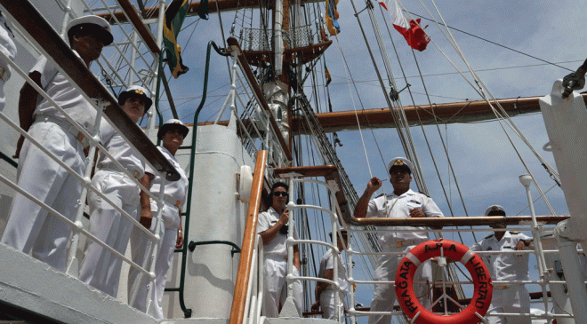 ARA Libertad Visits Kingston, Jamaica