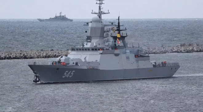 RFS Soobrazitelny in Baltic Sea ASW Drills