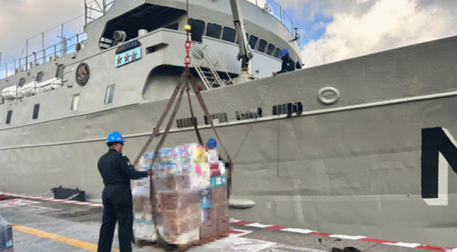 Mexican Navy HADR Help in Venezuela