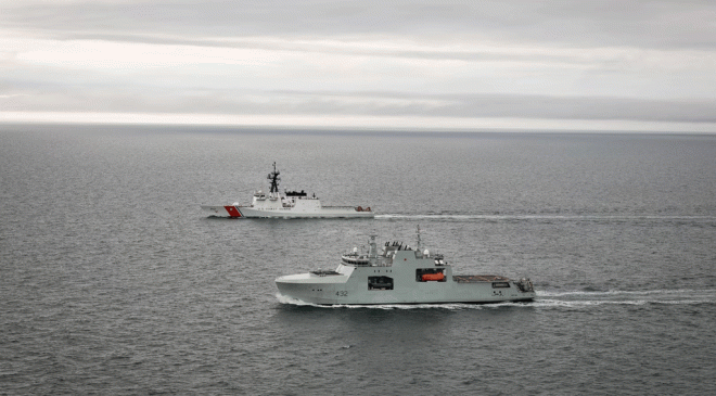 Operation TUNDRA MERLIN in Bering Sea