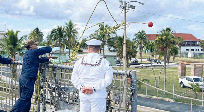USS Cooperstown Visits Freeport