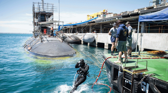 RAN Divers Train for Virginia Class Sustainment