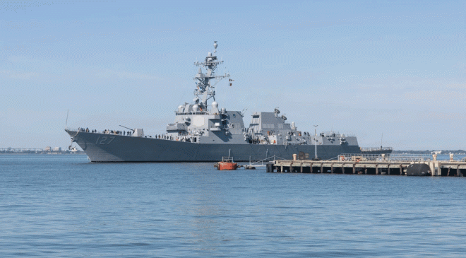 PCU Patrick Gallagher Arrives in Norfolk