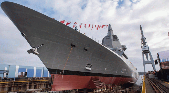 Launching Video of ESPS Roger de Lauria (F112)